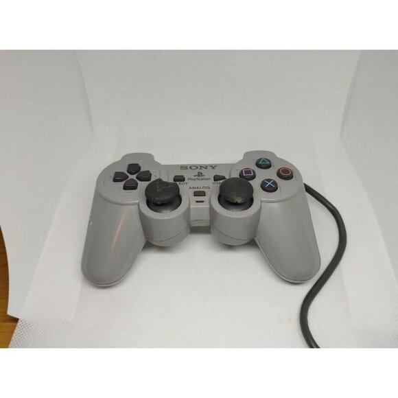 PS1 PlayStation One SCPH-1001 Console with wires and Controller TESTED - Picture 5 of 10